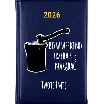 Kalendář Knižní kalendář 2026 A5 modrý