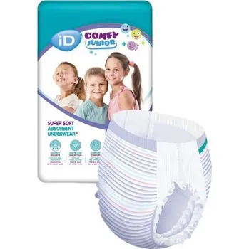 Inkontinenční kalhotky iD Comfy Junior Pants 4-7let, 17-27kg, 14ks