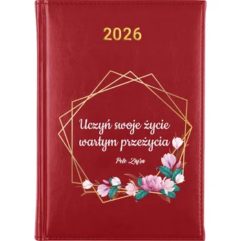 Kalendář Knižní kalendář 2026 A5 FunnyCase červený