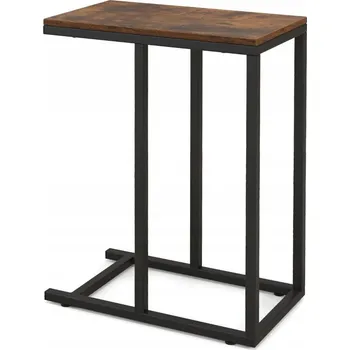 Konferenční stolek Costway Odkládací stolek, stojan na notebook, stolek, polička, přídavný stolek