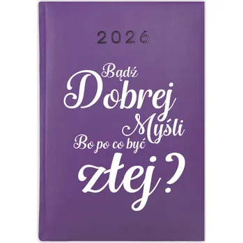 Kalendář Knihový kalendář 2026 A5 fialový