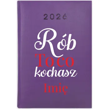 Kalendář Knihový kalendář 2026 A5 fialový