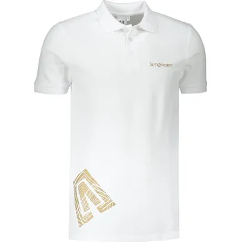 Pánské tričko Pánské triko s límečkem ALTISPORT ALM013203 BÍLÁ 5XL