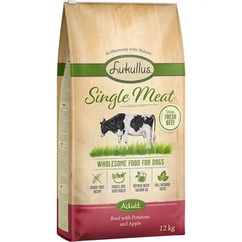 Krmivo pro psa Lukullus Single Meat, hovězí (bez obilovin) 12 kg suché krmivo pro psy