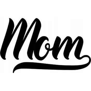 Samolepicí dekorace na vozidlo Samolepka na auto máma nápis