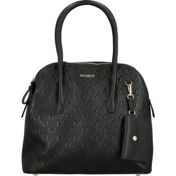 Módní dámská koženková kabelka do ruky MaxFly Meri, černá