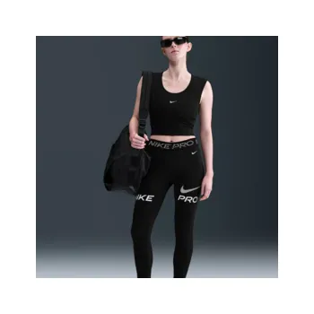 Dámské legíny Nike Pro Womens Mid-Rise 7/8 Mesh-Panel Graphic Leggings M