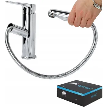 Vodovodní baterie Kuchyňská baterie s vytahovací sprchou, vodovodní kohoutek do dřezu