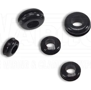 elektrický kabel WAPRO POM-1410 (GM-1410) průchodka, &#216; otvoru 13,9 mm / kabel &#216; 10,5 mm, otevřená, měkč