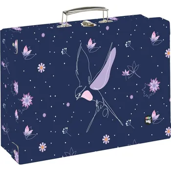 Školní kufřík Oxybag Školní kufřík hranatý 32 x 24,5 x 9,5 cm květiny