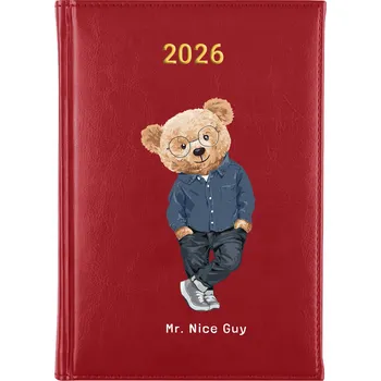 Kalendář Knižní kalendář 2026 A5 FunnyCase červený