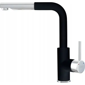 Vodovodní baterie Stojánková kuchyňská baterie Kernau KWT černá, šedá