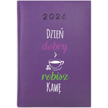 Kalendář Knihový kalendář 2026 A5 fialový