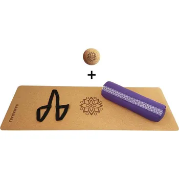 podložka na cvičení SAMARALI Sada na jin jógu - Classic FIALOVÁ