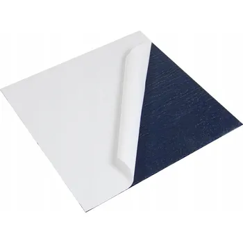 Koberec SucceBuy Samolepicí Kobercové Čtverce 61x61 cm Tmavě Modré, 15 ks