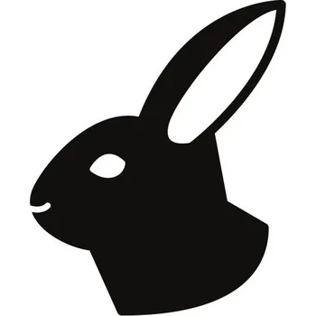 Samolepicí dekorace na vozidlo Samolepka na auto - zajíc