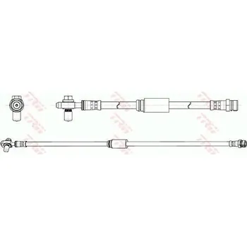 Brzdová hadice TRW PHD1163 Brzdová hadice
