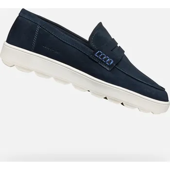 Pánská fitness obuv Pánské mokasíny GEOX SPHERICA ECUB-1 TMAVĚ MODRÁ 42