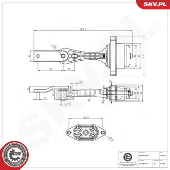Zavěšení motoru Zavěšení motoru ESEN SKV 75SKV103