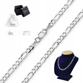 Řetízek Stříbrný řetízek ryzost 925 FIGARO 55 cm x 2 mm