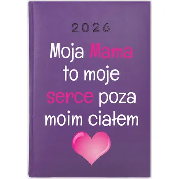 Kalendář Knihový kalendář 2026 A5 fialový