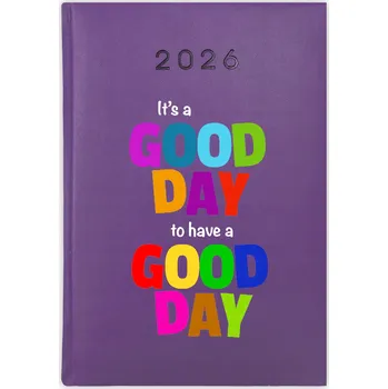 Kalendář Knihový kalendář 2026 A5 fialový