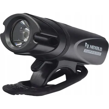 Cyklosvítilna Přední světlo na kolo 380lm NEXELO Supreme USB dobíjecí