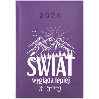 Kalendář Knihový kalendář 2026 A5 fialový