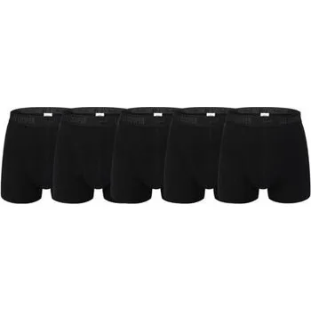 Boxerky Lee Cooper pánské boxerky černé 5 kusů - bavlněné spodní prádlo, Velikost XXL