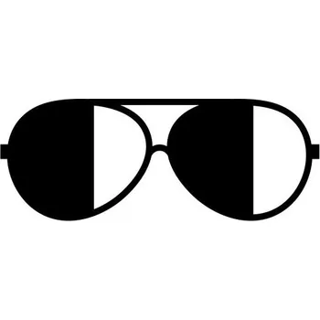 Samolepicí dekorace na vozidlo Samolepka na auto - sluneční brýle