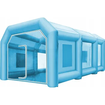 Stan Nafukovací lakýrnický stan Lakovací kabina automobilová + dmychadlo