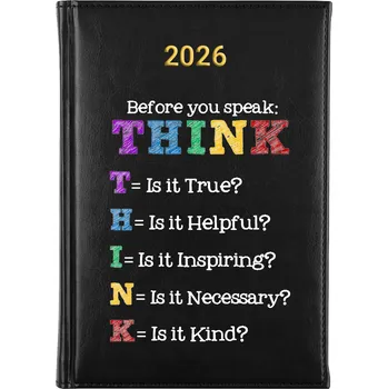 Diář Knižkový kalendář 2026 A5 černý