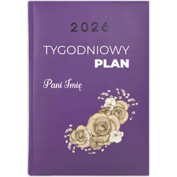 Kalendář Knihový kalendář 2026 A5 fialový