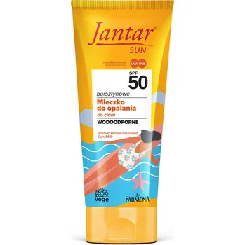 Přípravek na opalování Farmona Jantar Sun opalovací krém SPF 50 200 Ml