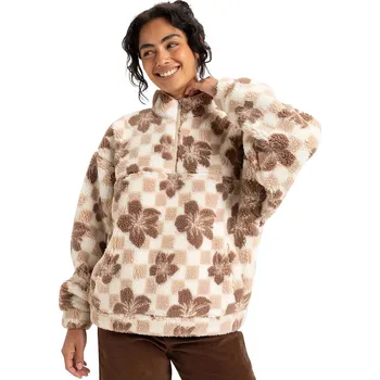 Oblečení a móda mikina Roxy Jive Talking Bonded - WBS5/Egret Hibi Square M