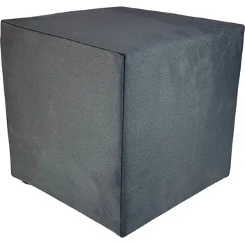 Taburet Čalouněný Taburet Max Mebels šedý