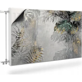 Obraz MAGNETICKÁ PODLOŽKA Beton Tropické Listy 90x60
