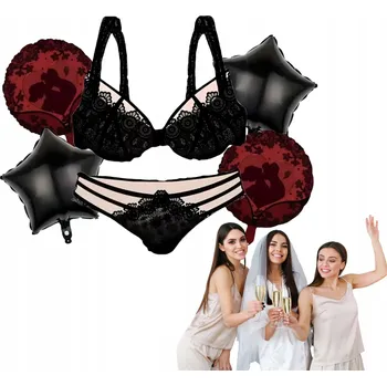 Balónek SADA BALÓNKŮ NA ROZLUČKA SE SVOBODOU, vtipné balónky na párty, 5 kusů