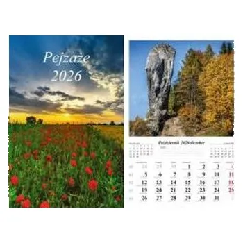 Kalendář Kalendarz 2026 ścienny Pejzaże (pl, 2000, Radwan)