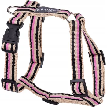 Postroj pro psa Amiplay Nastavitelné postroje Guard Popular XL Černo-růžové