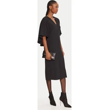 Dámské šaty KAOS Koktejlové šaty RI1MR013 Černá Regular Fit 40