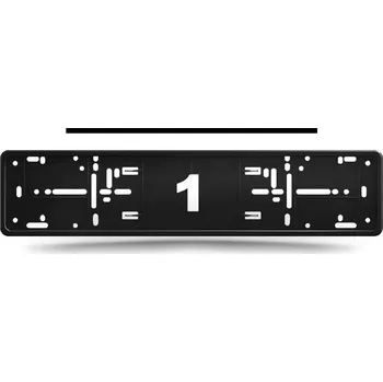 Držák SPZ ALTI GIRI Držák SPZ, podložka MONO Black, černá lesklá, 2 ks