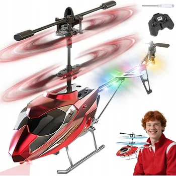 RC model auta RC HELIKOPTÉRA 2.4GHZ MINI S FUNKCÍ STABILIZACE VÝŠKY A ČERVENÝMI LED DIODAMI