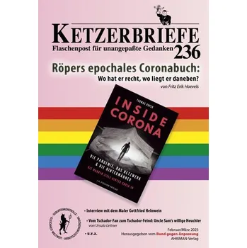 Röpers epochales Corona-Buch - wo hat er recht, wo liegt er daneben? - Hoevels, Fritz Erik