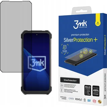 Pouzdro na mobilní telefon Antimikrobiální ochranná fólie na displej Unihertz Shark 5G 3mk SilverProtect+