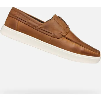 Pánská fitness obuv Pánské mokasíny GEOX AVOLA G002690 HNĚDÁ 41