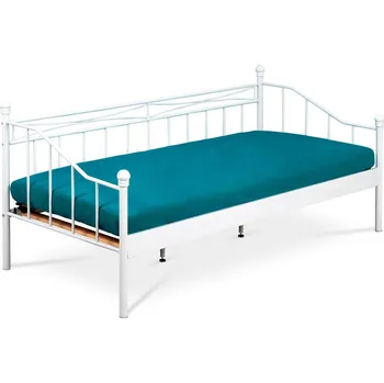 Postel MOB Kovová postel 90x200 Artium Bakarissa (bílá matná)