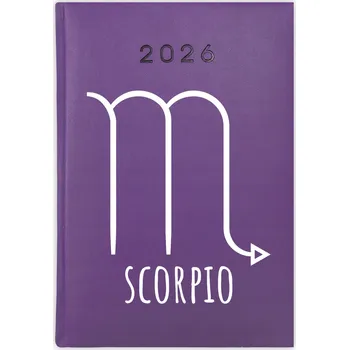 Kalendář Knihový kalendář 2026 A5 fialový