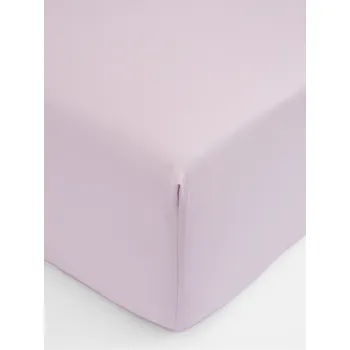 Prostěradlo Saténové prostěradlo Diana 90 × 200 cm - lila