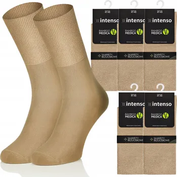 Intenso Ponožky 5pak_1436_BEŻ béžová velikost 41-43